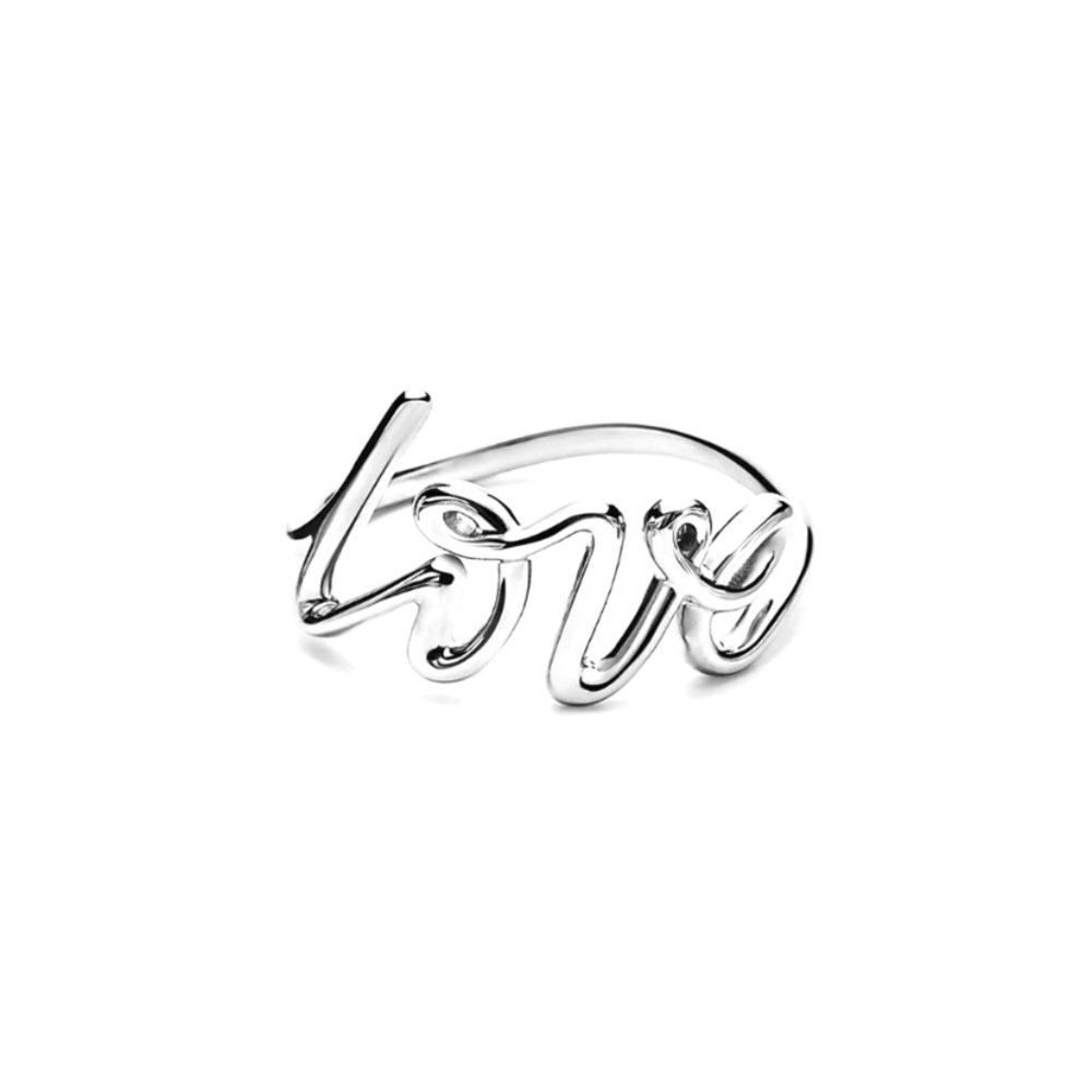 Sterling Silver Love Ring